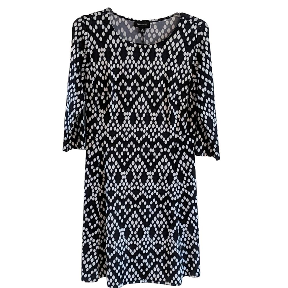 EUC AB Studio Dress Navy/White